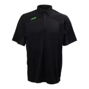 Apache Langley Polo Shirt Black/Grey Medium