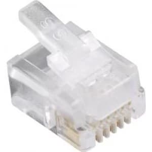 BEL Stewart Connectors 940SP3066R RJ12 Plug straight Glassy