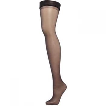 Jonathan Aston Vintage legs backseam & heel hold ups - Black