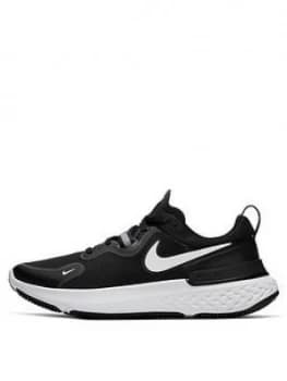 Nike React Miler, Black/White, Size 3, Women