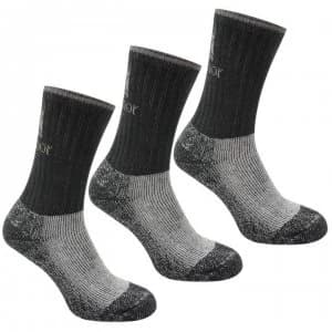 Karrimor Heavyweight Boot Sock 3 Pack Junior - Black