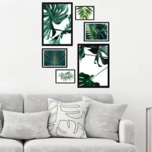 SET_003 Multicolor Decorative Framed Painting (6 Pieces)