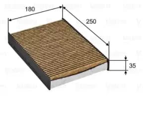 VALEO Pollen filter CLIMFILTER SUPREME 701032 Filter, interior air,Cabin filter RENAULT,NISSAN,Kadjar (HA_, HL_),Megane IV Schragheck (B9A/M/N_)