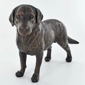 Labrador Standing Cold Cast Bronze Sculpture 16cm