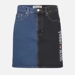 Tommy Jeans Womens Mom Skirt - Denim Dark - W27