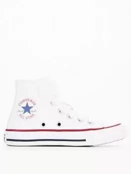 Converse Chuck Taylor All Star 1v Easy-on Childrens Hi Top Trainers, White, Size 11
