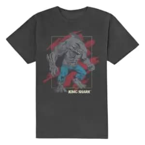 DC Comics - King Shark Unisex XX-Large T-Shirt - Grey