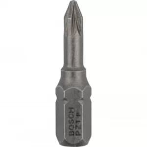 Bosch Extra Hard Pozi Screwdriver Bits PZ1 25mm Pack of 3