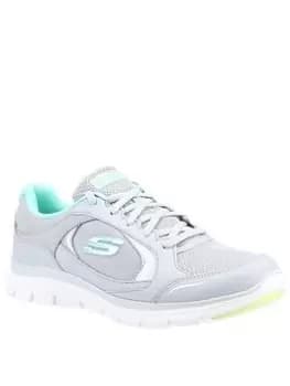 Skechers Flex Appeal 4.0 True Clarity Trainers, Grey, Size 3, Women