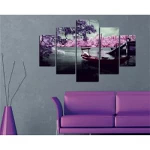 ST151 Multicolor Decorative MDF Painting (5 Pieces)