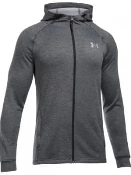 Urban Armor Gear Mens Tech Terry Fitted FZ Hoodie Grey
