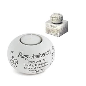 Said with Sentiment Tea Light Holders Happy Anniversary