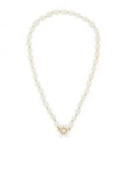 Accessorize Freshwater Pearl Necklace - Cream