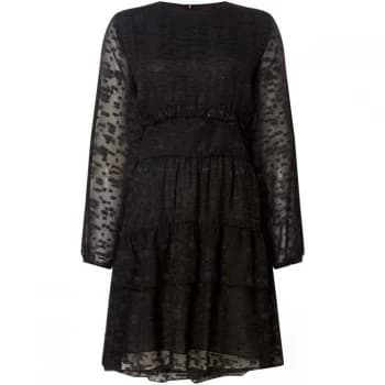 Label Lab Sophie burnout dress - Black