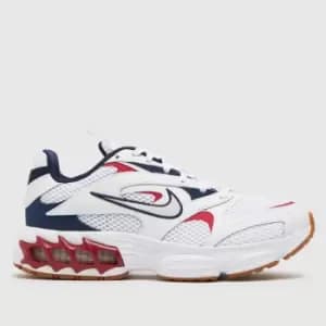 Nike White & Navy Zoom Air Fire Trainers