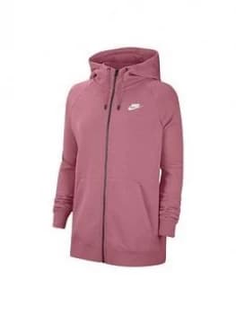 Nike Nsw Essential Hoodie (Curve) - Pink