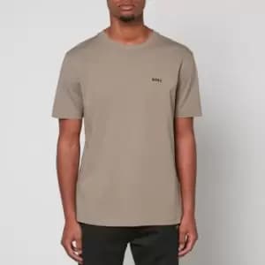 BOSS Green Logo-Printed Stretch Jersey T-Shirt - M