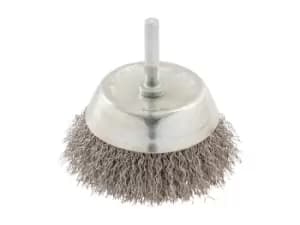 Silverline 409596 Rotary Stainless Steel Wire Cup Brush 75mm