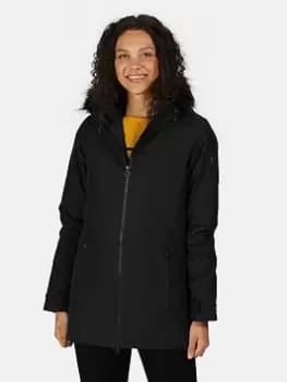 Regatta Myla Waterproof Insulated Jacket - Black, Size 20, Women