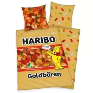 Haribo Duvet Set Goldbears 135 x 200cm / 80 x 80 cm