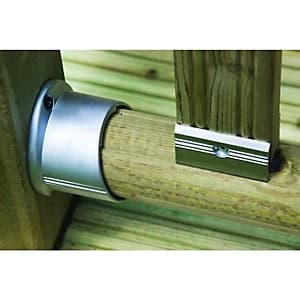 Wickes Axxys Deck Fixing Kit Silver