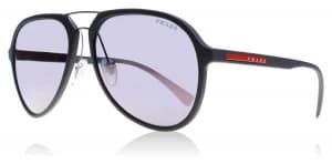 Prada Sport PS05RS Sunglasses Matte Dark Grey TFZ5T0 58mm