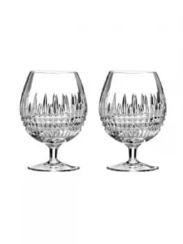 Waterford Lismore Diamond Brandy Set of 2