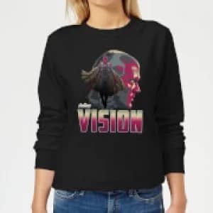 Avengers Vision Womens Sweatshirt - Black