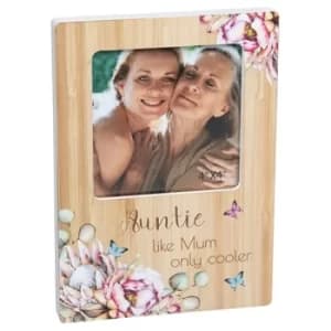 Vintage Floral Frame Auntie
