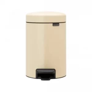 Brabantia NewIcon 3 Litre Almond Pedal Bin Almond