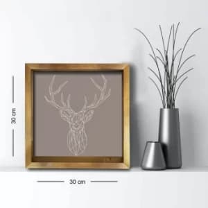 3030AHS-038 Multicolor Decorative Framed MDF Painting