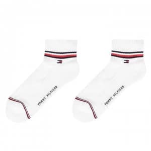 Tommy Bodywear Icon 2 Pack Socks - White