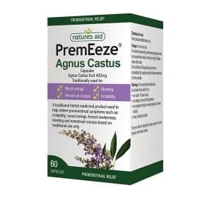 Natures Aid PremEeze Agnus Castus 60 Capsules
