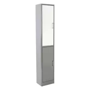 Sicily Grey Tall Cabinet Grey