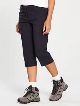 Craghoppers Kiwi Pro II Crop Walking Trousers - Navy, Size 10, Women