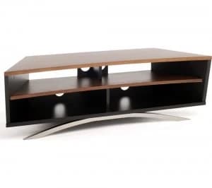 Techlink Prisma PR130SBW TV Stand Black and walnut