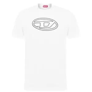 Diesel Raised D Logo T-Shirt - White