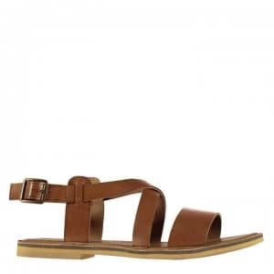 Firetrap Petra Leather Ladies Sandals - Tan