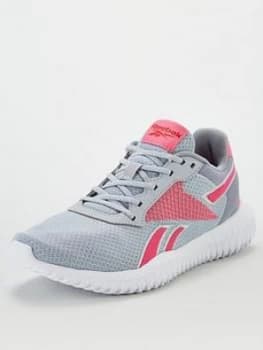 Reebok Flexagon Energy 2.0 - Grey/Pink, Size 6, Women