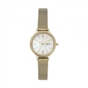 Skagen Pearl And Gold 'Anita' Classical Watch - Skw2907