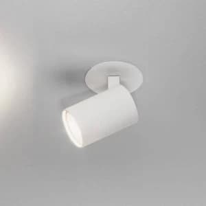 1 Light Recessed Flush Reading Lamps White, GU10