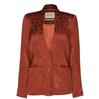 Scotch and Soda Paisley Print Blazer - Rust 0077