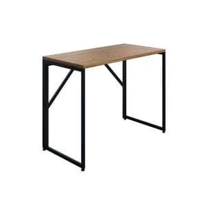 Jemini Folding Desk 1000x500x745mm OakBlack Leg KF80309 KF80309
