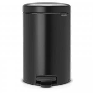 Brabantia New Icon 12 Litre Pedal Bin - Matt Black