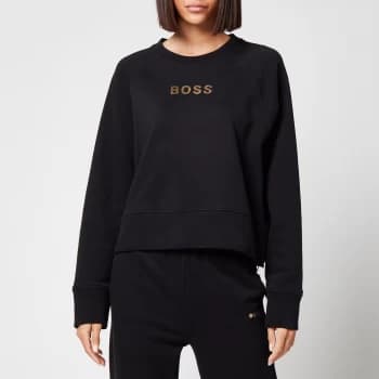 Hugo Boss Elia Gold Sweatshirt Black Size L Women
