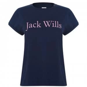 Jack Wills Forstal Heritage T-Shirt - Navy