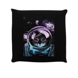 Unorthodox Collective Space Kitten Cushion (One Size) (Black)