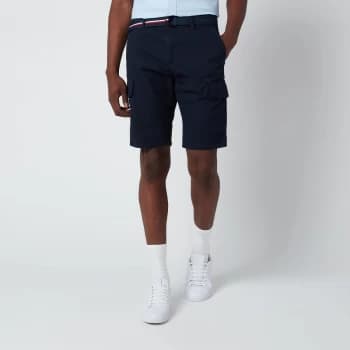 Tommy Hilfiger Mens John Cargo Shorts with Belt - Desert Sky - W32