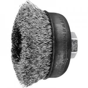 PFERD HORSE Cup brush unzopft 75 x 25mm wire thickness 0.3mm With thread M14 43469003