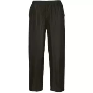 Portwest - S441BKRXS - sz XS Classic Adult Rain Trousers - Black - Black